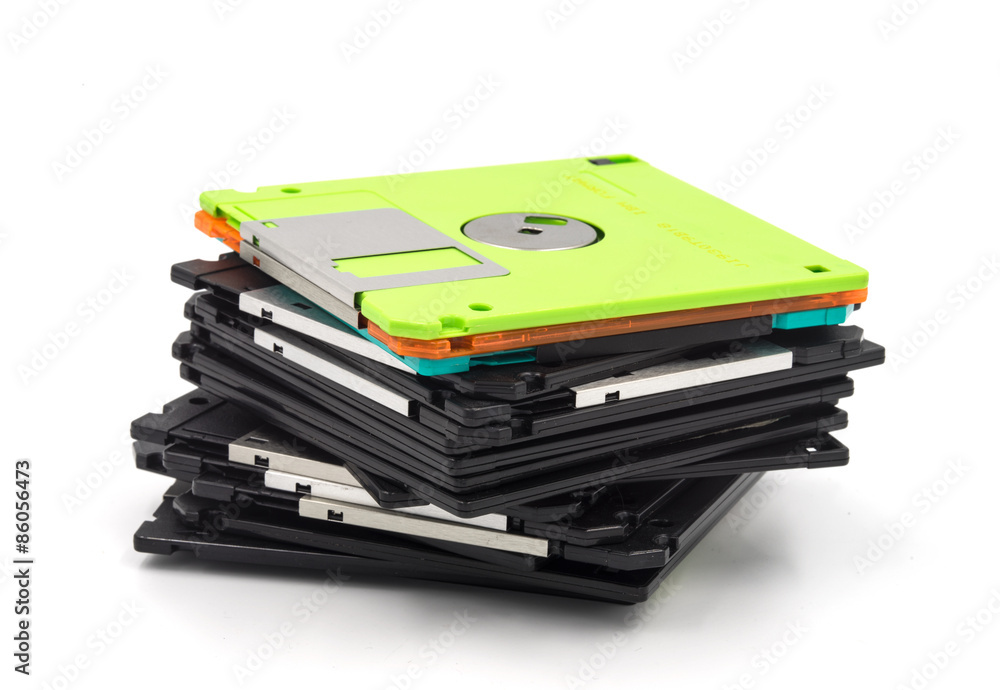 Floppy disk isolated on white background. Floppy disk isolated on white background.