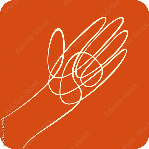 Foto line hand