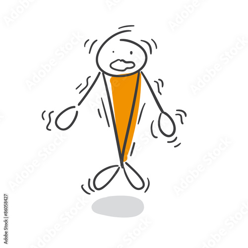 Strichmännchen Serie Pumpy / Schock