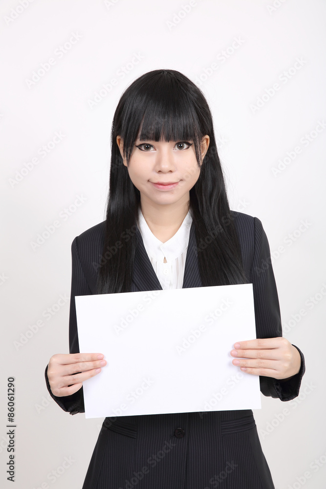asian business woman isolated in white background asian business woman isolated in white background