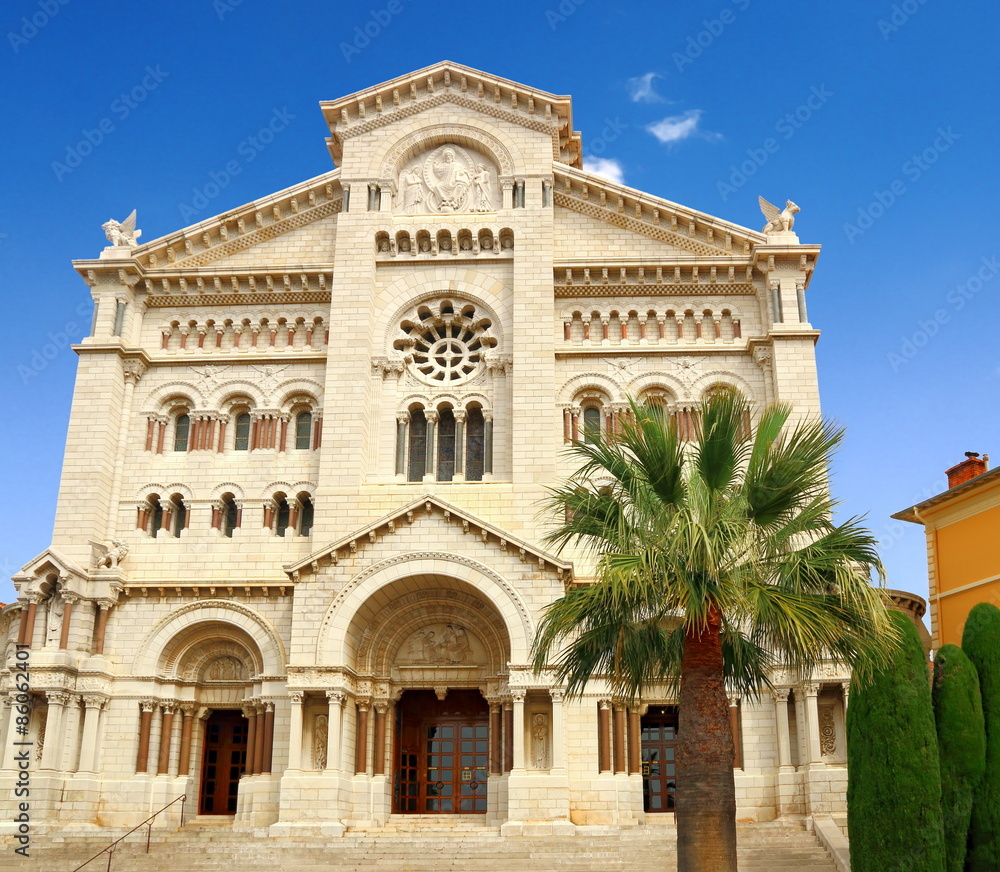 Façade de la Cathédrale de Monaco