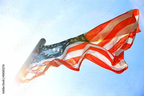 Tableau sur toile USA flag