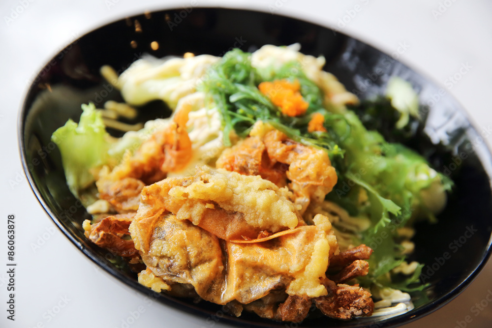 Soft shell crab salad Soft shell crab salad