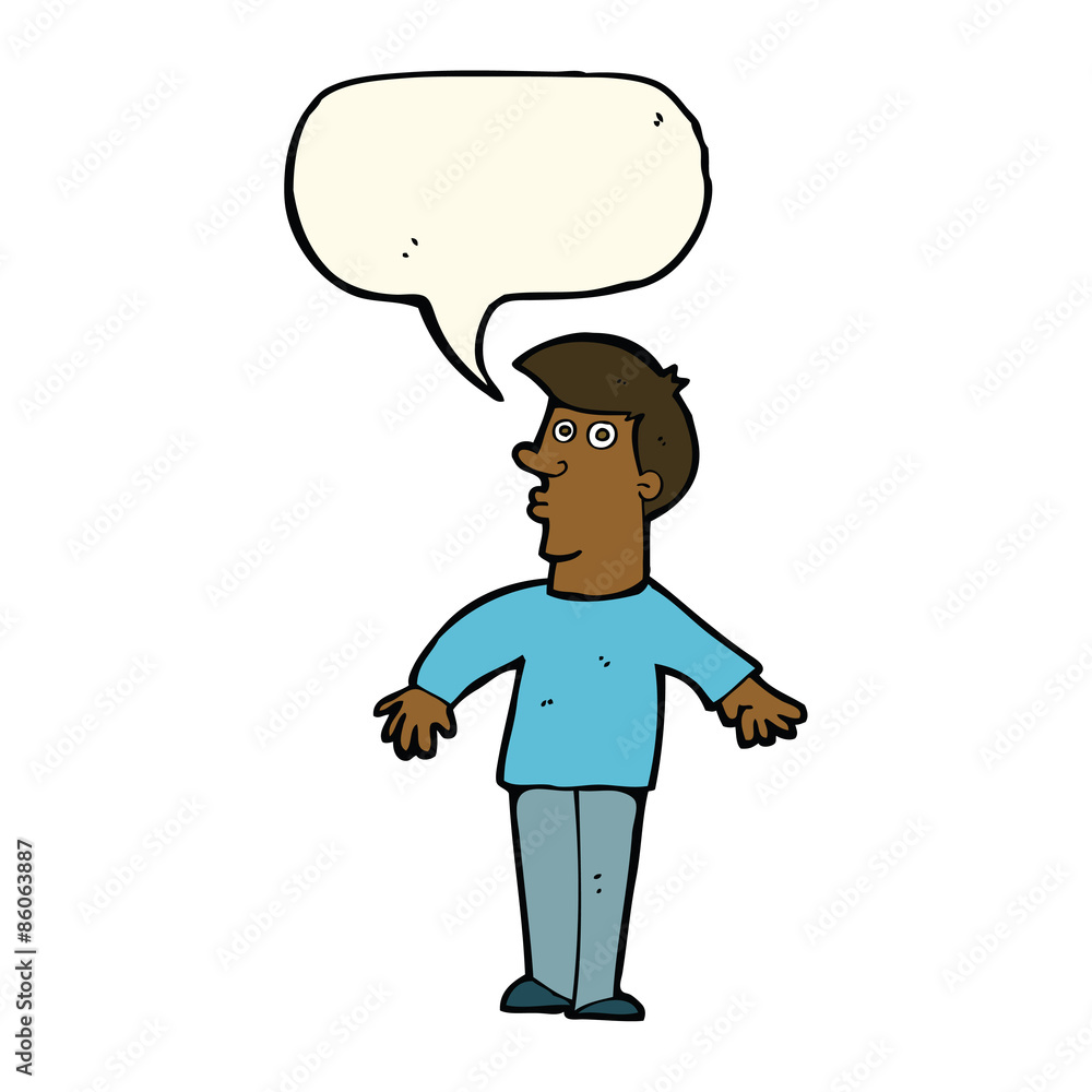 cartoon surprised man with speech bubble cartoon surprised man with speech bubble