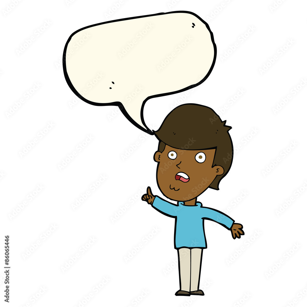 cartoon man asking question with speech bubble cartoon man asking question with speech bubble