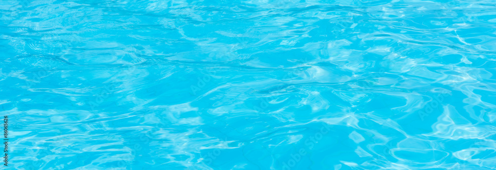 Panorama, Blue pool water background Panorama, Blue pool water background