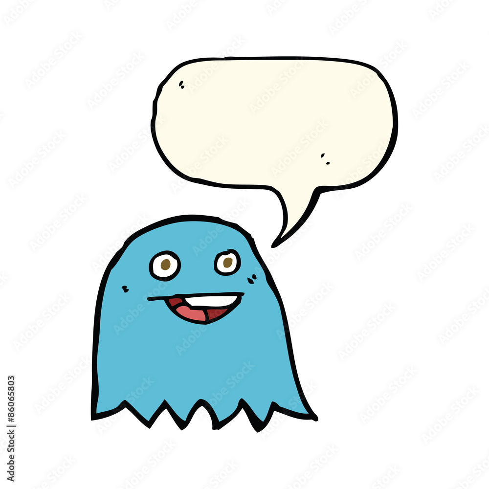 cartoon ghost with speech bubble cartoon ghost with speech bubble