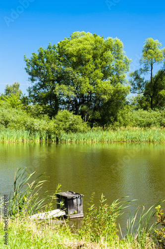 pond in Zumberk, Czech Republic photo