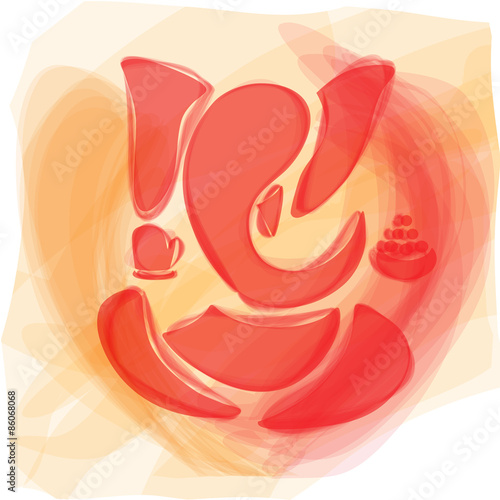 Ganesha or Ganesh, Hindu God.Vector Eps10