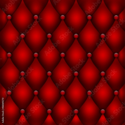 Red Leather upholstery