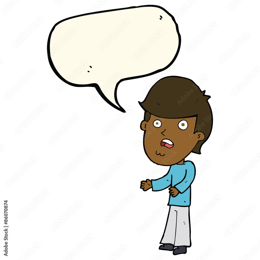 cartoon shocked man with speech bubble cartoon shocked man with speech bubble