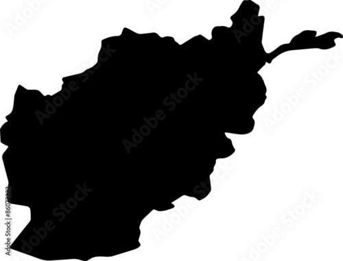 Map of Afghanistan Vector Map