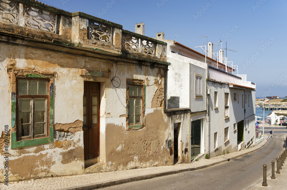 Architectural detail in Lagos, Portugal, Europe Architectural detail in Lagos, Portugal, Europe