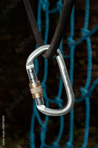 Carabiner and rope