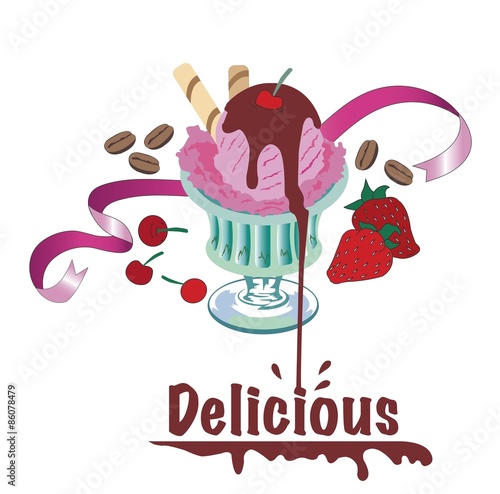 helados apetitoso