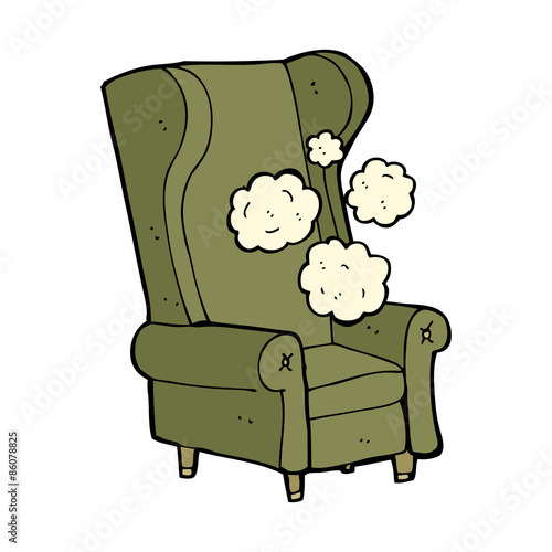 cartoon old chair