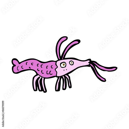 cartoon shrimp
