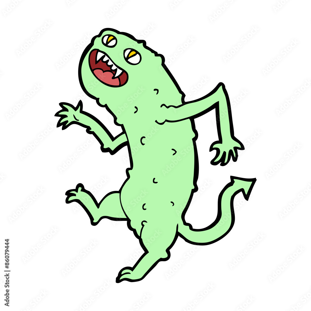 Fototapeta premium cartoon monster