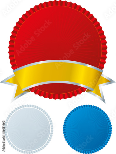 Badge seal. Vector