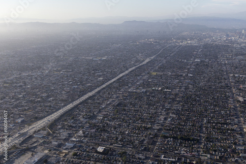 Los Angeles Basin Smog Areial