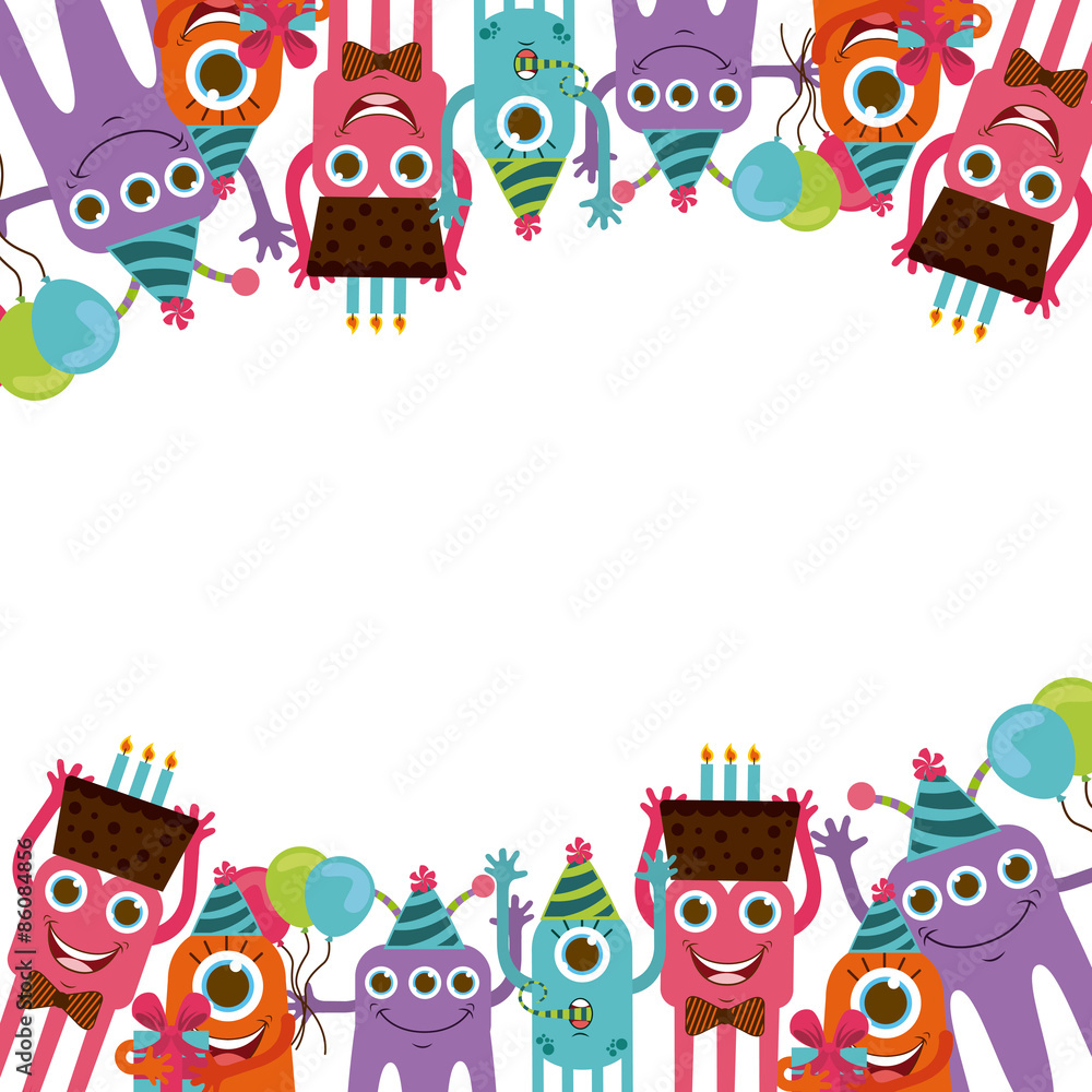 Fototapeta premium cute monster