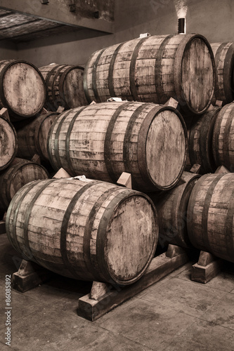 Wine barrels