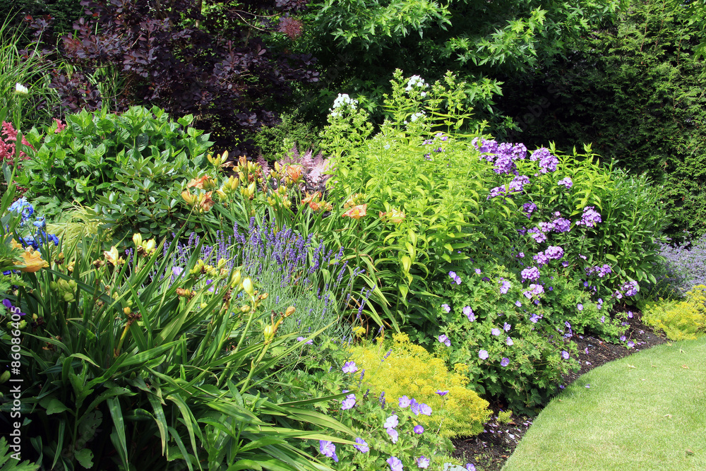 Obraz premium Garden flower bed