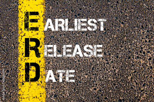 Business Acronym ERD as Earliest Release Date
