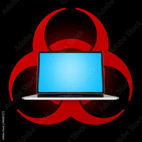 Computer Screen Illustration