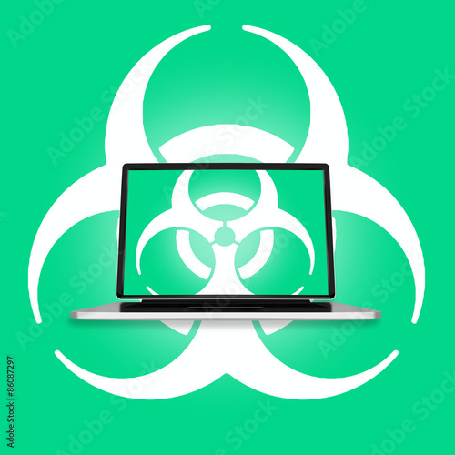 Computer Screen Illustration
