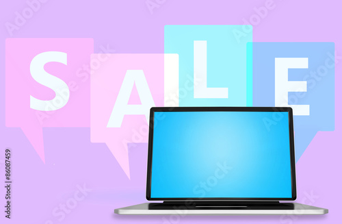 Computer Screen Illustration