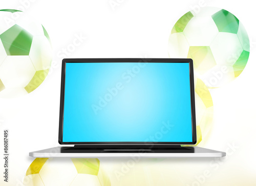 Computer Screen Illustration