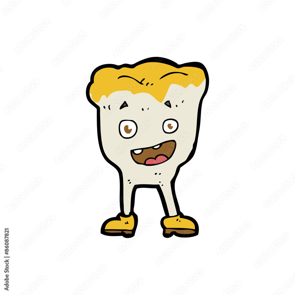 Obraz premium cartoon tooth
