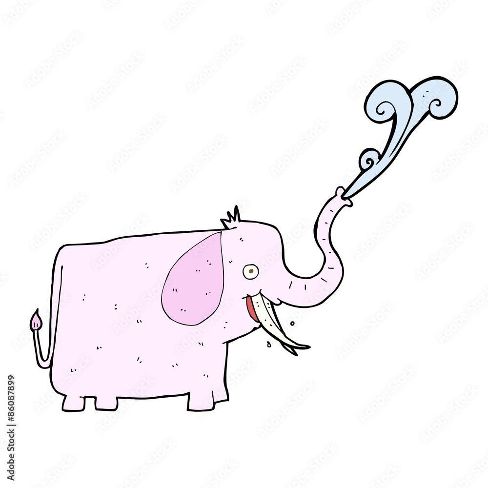 cartoon happy elephant cartoon happy elephant