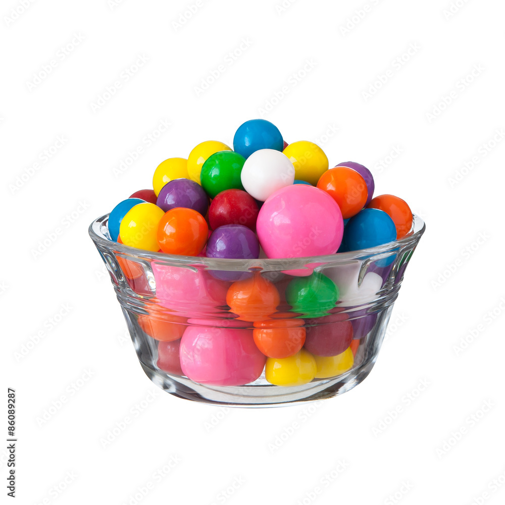 Multicolored gumballs bubble gums Multicolored gumballs bubble gums