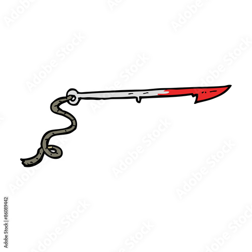 cartoon whaling harpoon