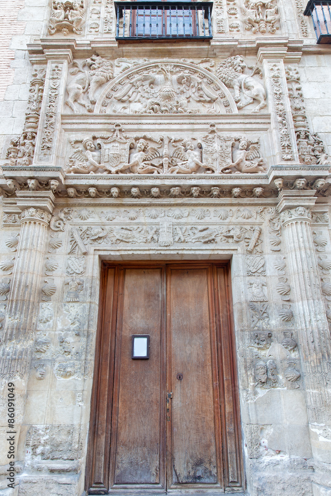 Granada - The renaissance portal of Casa de Castril