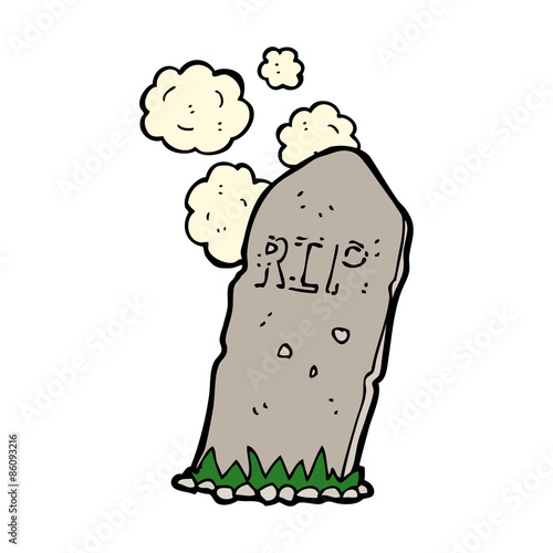 cartoon spooky grave