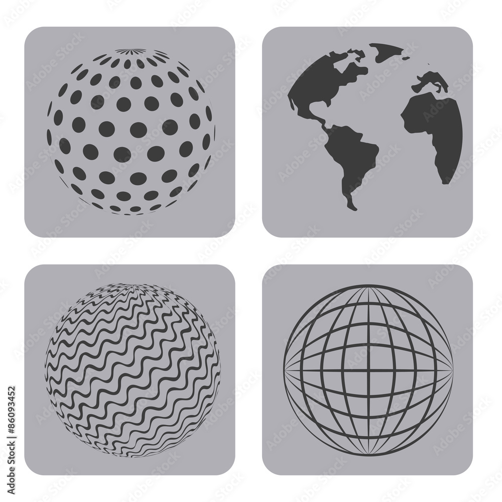 world icon world icon