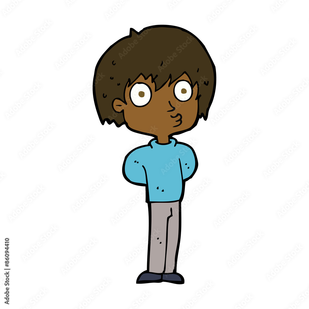 cartoon impressed boy cartoon impressed boy