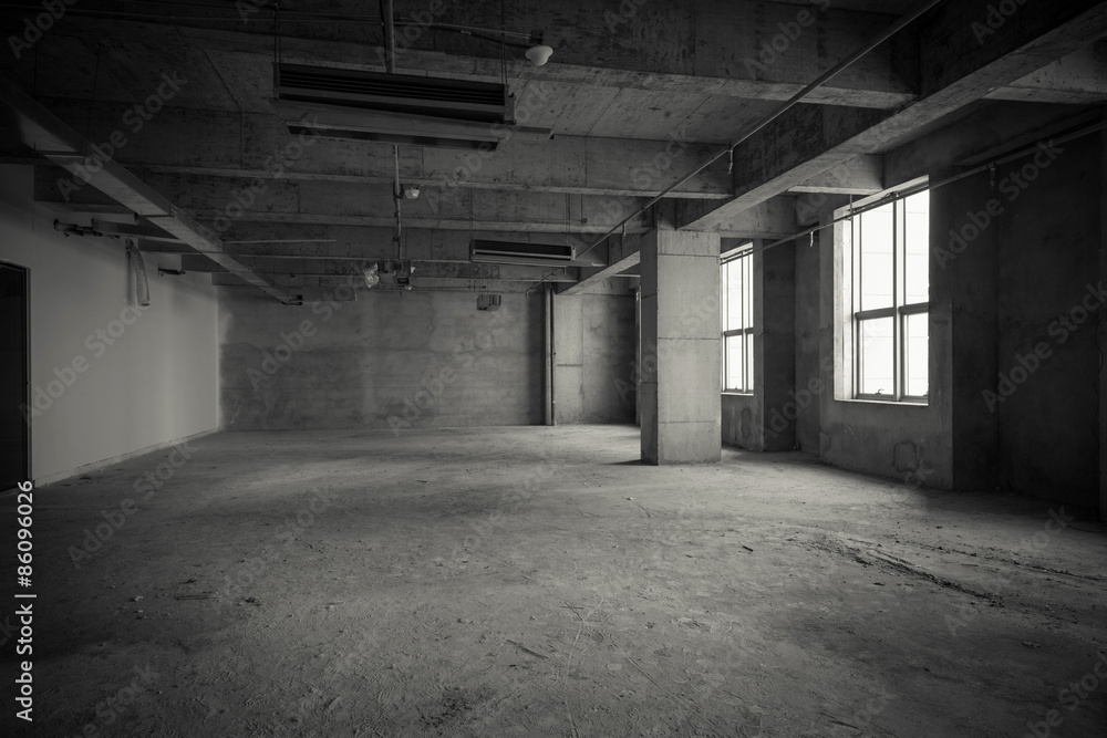 Empty interior space Empty interior space