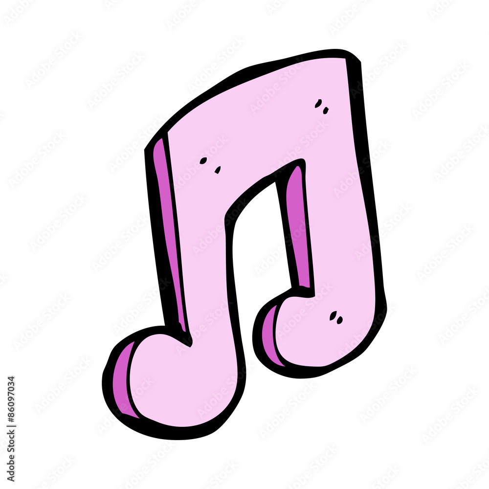 cartoon musical note cartoon musical note