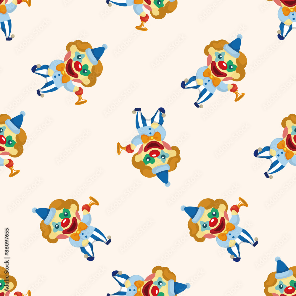 clowns ,seamless pattern clowns ,seamless pattern