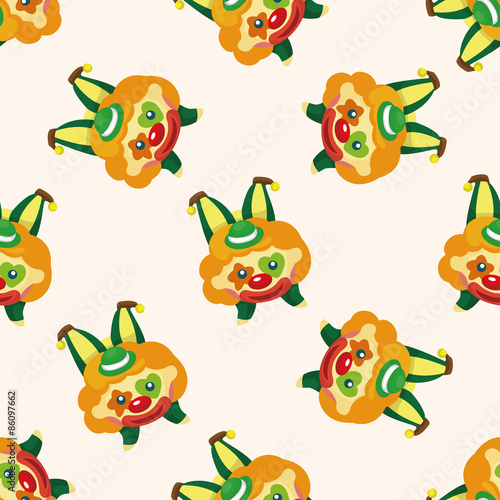 clowns ,seamless pattern