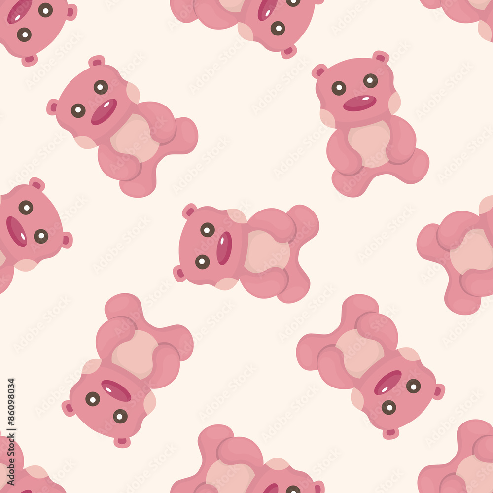 Fototapeta premium baby toy ,seamless pattern