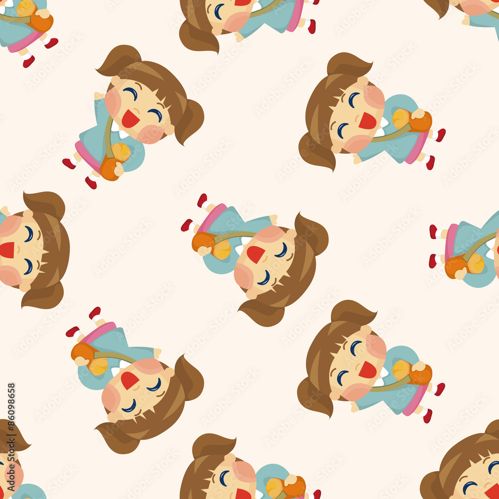 Obraz premium kid ,seamless pattern