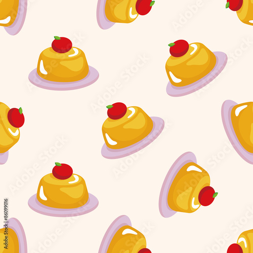 pudding ,seamless pattern