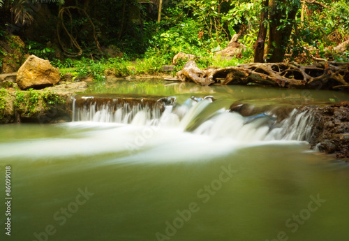 Waterfall, Beautiful nature © jimbophotoart
