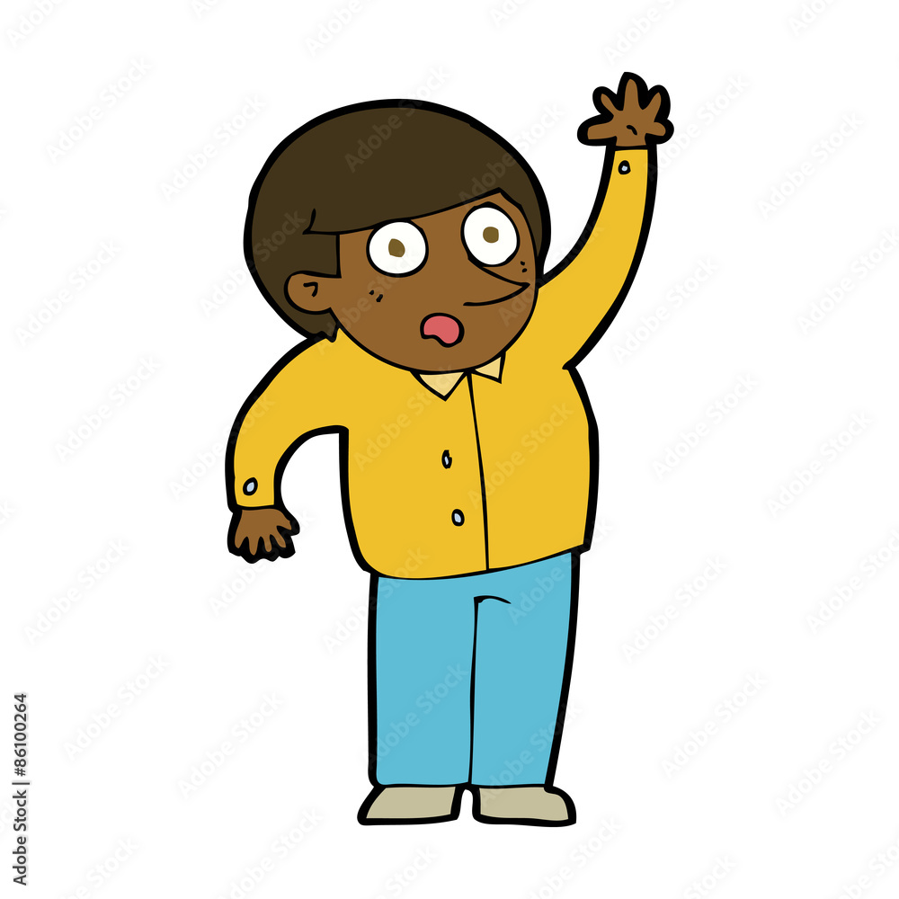 cartoon man asking question cartoon man asking question