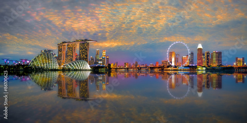 Singapore Skyline Panorama